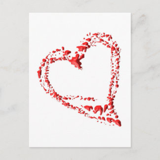 getropftes Herz Vykort