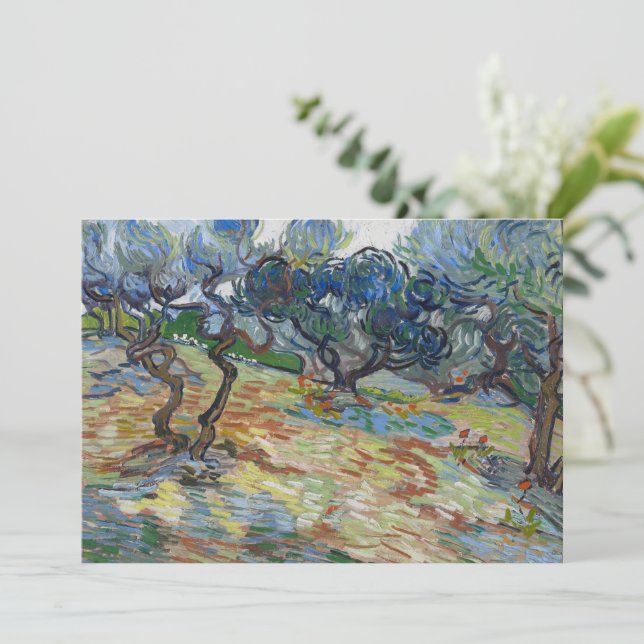 Getsemane trädgård, Olivberget av van Gogh Inbjudningar (Stående Fram)