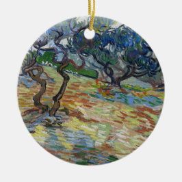 Getsemane trädgård, Olivberget av van Gogh Julgransprydnad Keramik