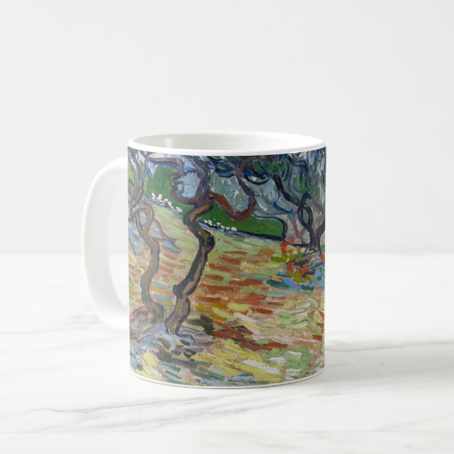 Getsemane trädgård, Olivberget av van Gogh Kaffemugg (Framsida vänster)