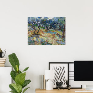 Getsemane trädgård, Olivberget av van Gogh Poster