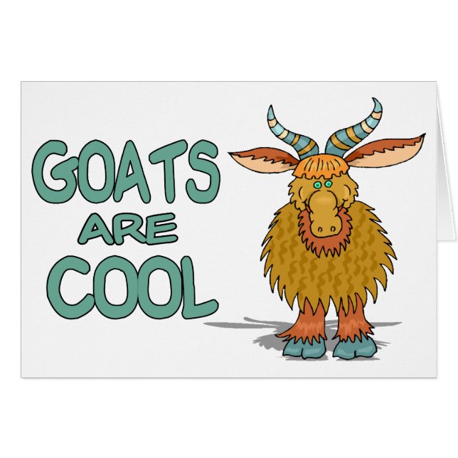 Getter är kalla hälsningskort (Framsidan Horizontal)