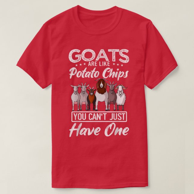 Getter är som potatis Chip som man bara kan ha en T Shirt (Design framsida)