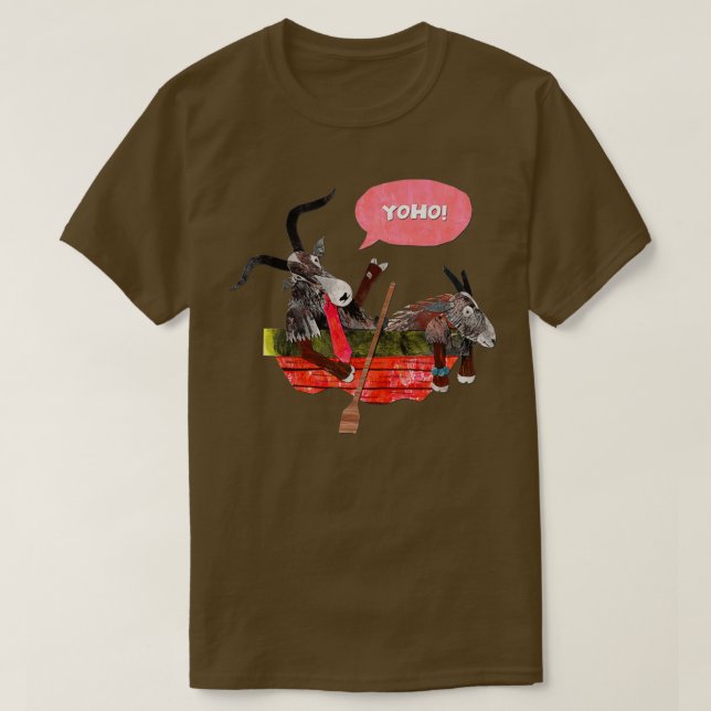 Getter i en båt t shirt (Design framsida)