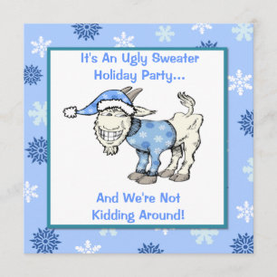 Getter i en ugglansvit Julfest Inbjudningar