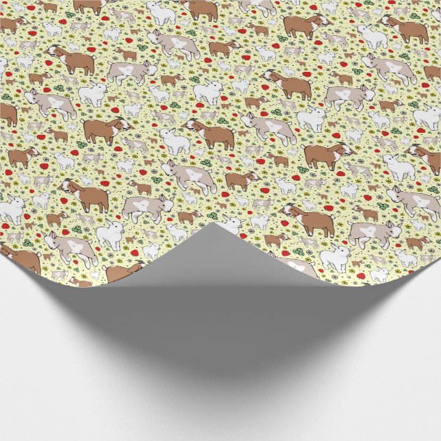 Getter i Gult Presentpapper (Hörn)