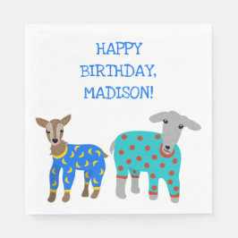 Getter i Pajamas Kids Slumber Party Pappersservett