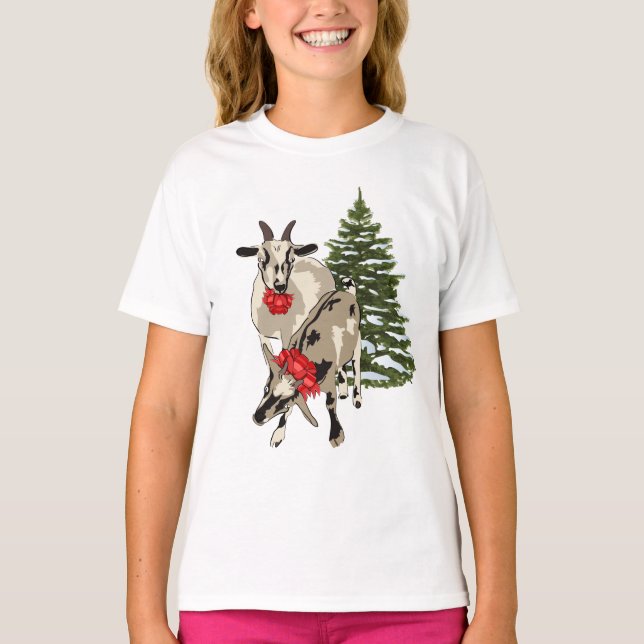 Getter och Julgran Sleepshirt Shirt Dress T-shirt (Framsida)
