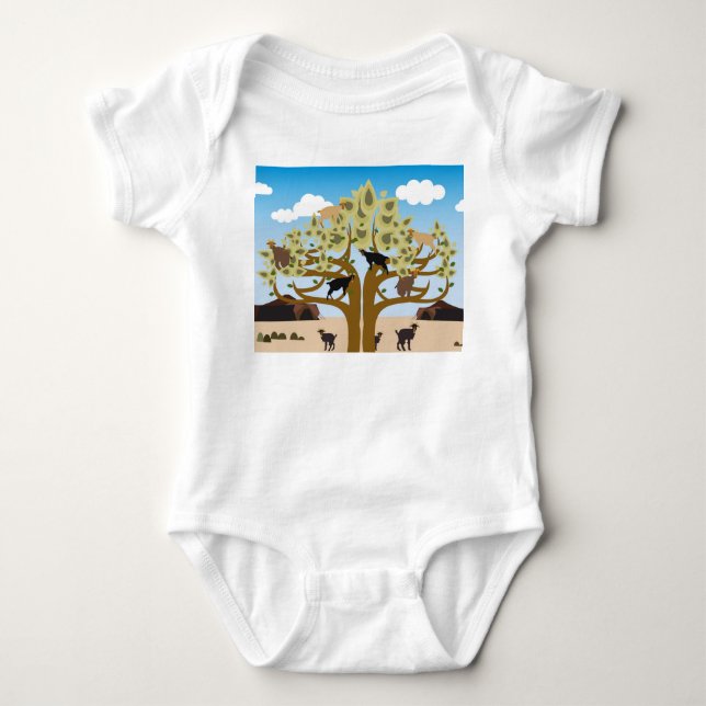 Getter på träd t shirt (Framsida)
