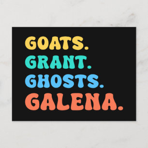 getter som ger spöken GALENA illinois Helg Vykort