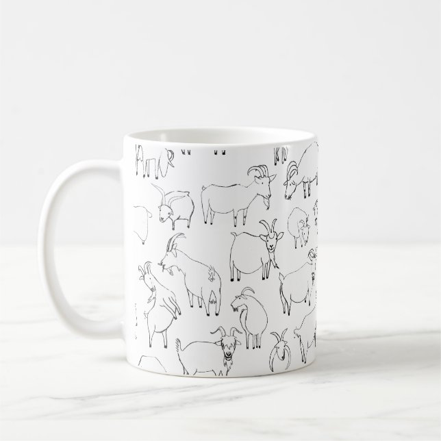 Getter som leker - som är genomskinliga (välj ditt kaffemugg (Vänster)