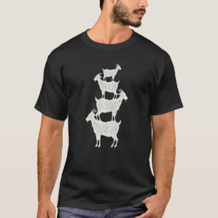 Getter som staplats på varandra. t shirt