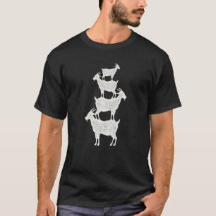 Getter som staplats på varandra. t shirt