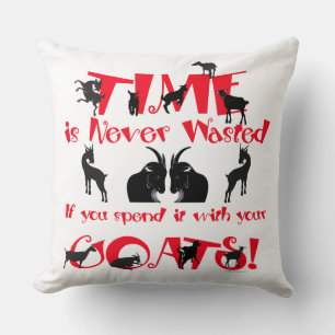 Getter   Tiden har aldrig Slösats  GetYerGoat Kudde