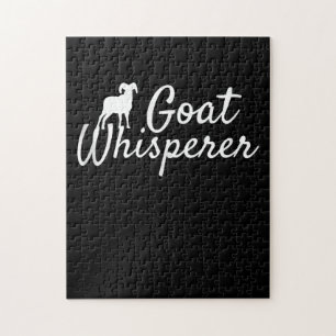 Getter Whisperer Cute Goat Älskare Djuruppfödning Pussel