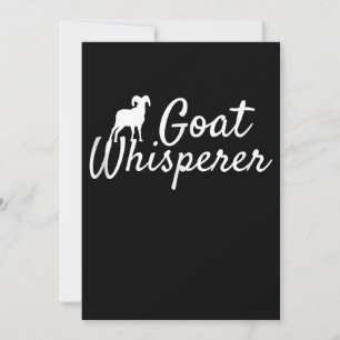 Getter Whisperer Cute Goat Älskare Djuruppfödning Spara Datumet