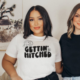 Gettin, Hitched Samma Cowboy för evigt Bach T Shirt
