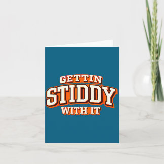 Gettin Stiddy It Illustration Kort