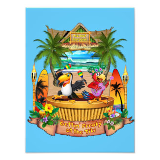 Gettin'Freaky på Tiki Fototryck