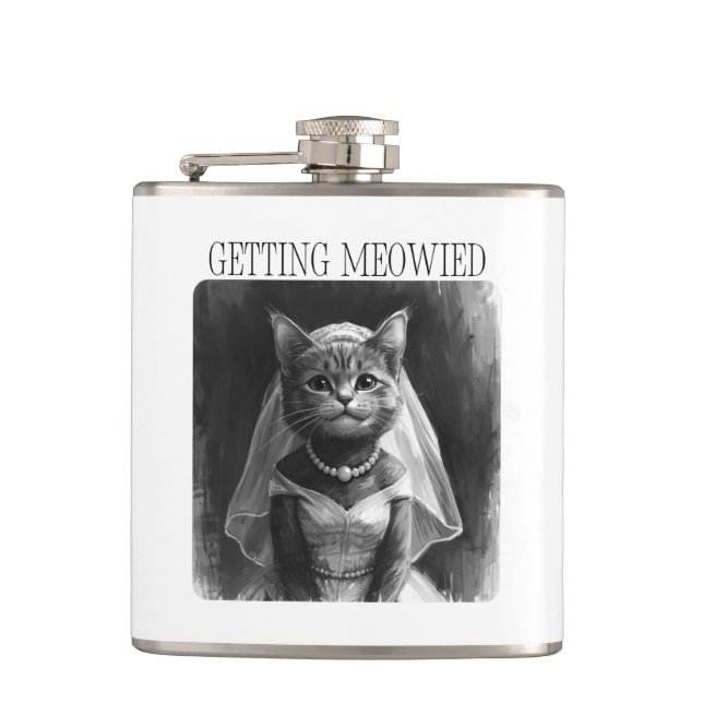 Getting Meowied – Funny Bachelorette Design  Fickplunta (Framsidan)