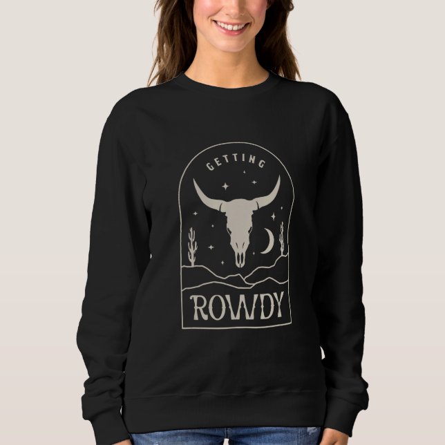 Getting Rowdy Western Bachelorette this  perfect b T Shirt (Framsida)
