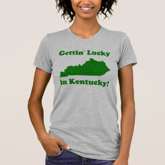 Getting som är lycklig i Kentucky Tee Shirt