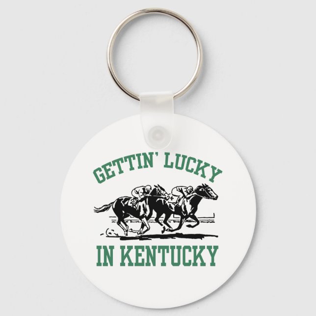Gettin'Lucky i Kentucky Nyckelring (Framsida)