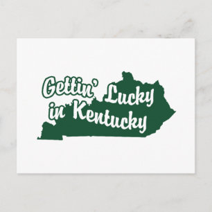 Gettin'Lucky i Kentucky Vykort