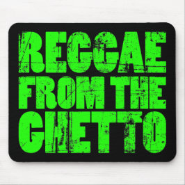 GettoReggae - musen vadderar (grönt) Musmatta