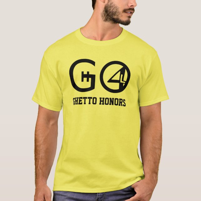 Gettot hedrar skjortan (tända färger), tee shirt (Framsida)