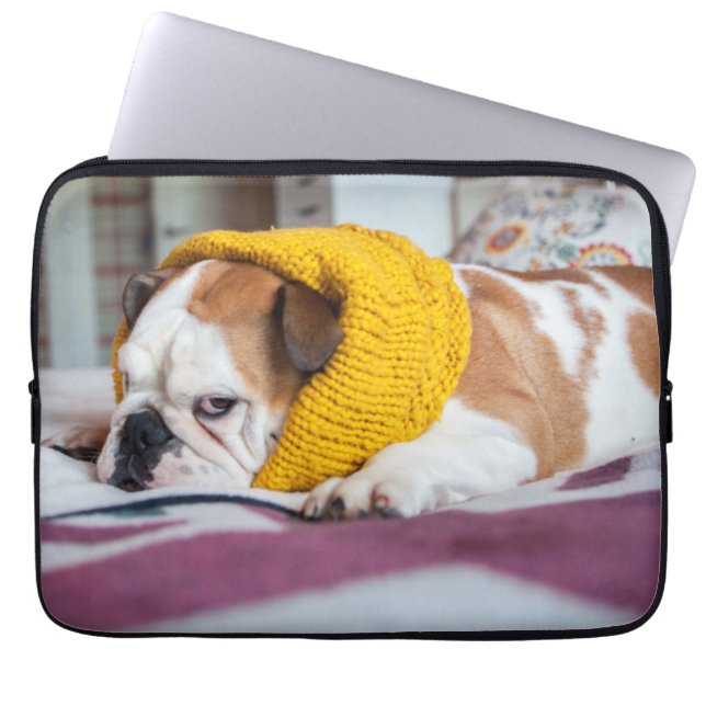 Getty avbildar | den engelska bulldoggen laptop sleeve (Framsidan)
