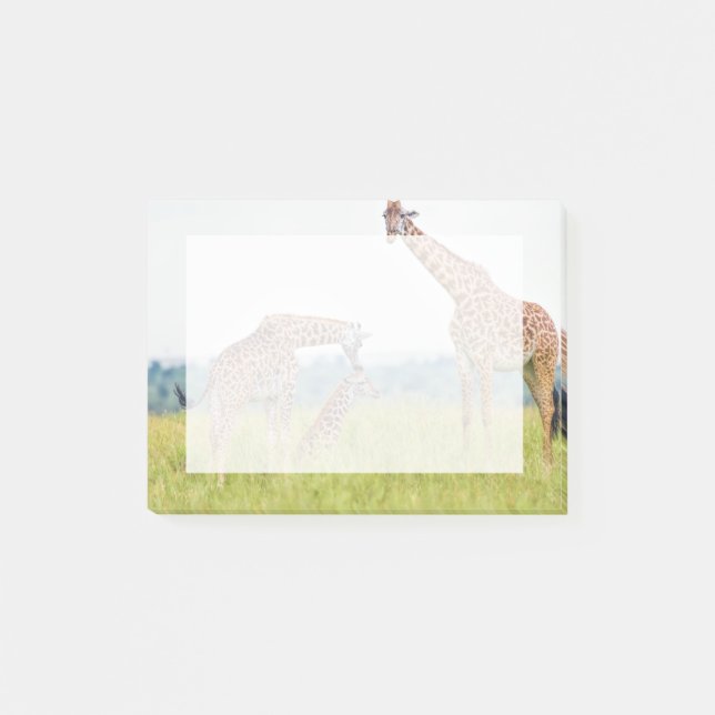 Getty avbildar den | girafffamiljen post-it block (Framsida)