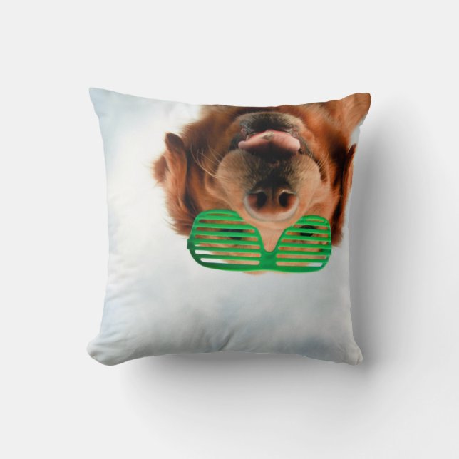 Getty avbildar den | hunden med exponeringsglas kudde (Framsida)