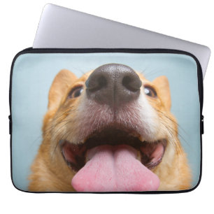 Getty avbildar den jätteglada corgien laptop fodral