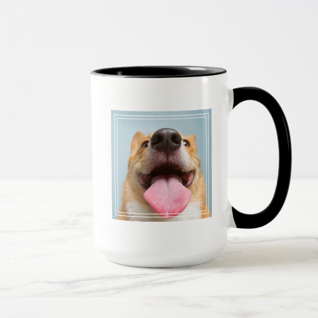 Getty avbildar | den jätteglada corgien mugg (Höger)