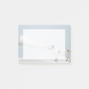 Getty avbildar   den talande hunden post-it block
