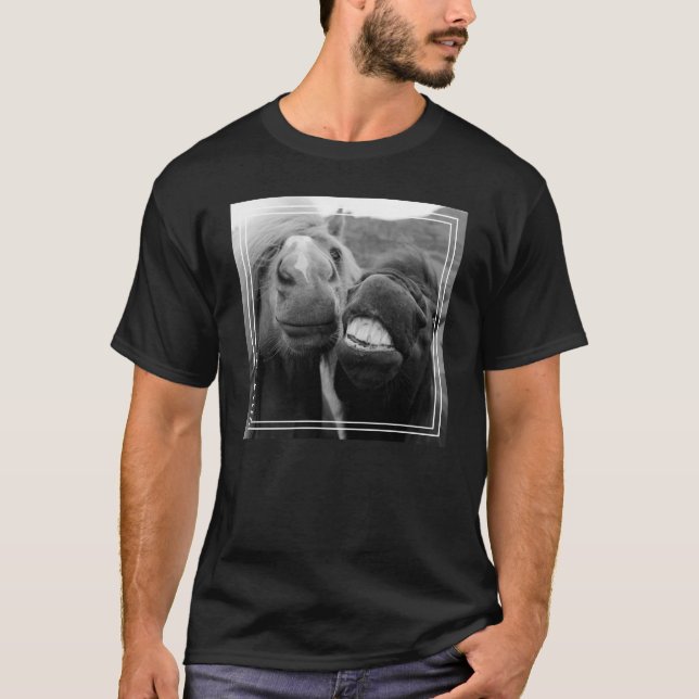 Getty avbildar | le hästar t-shirt (Framsida)