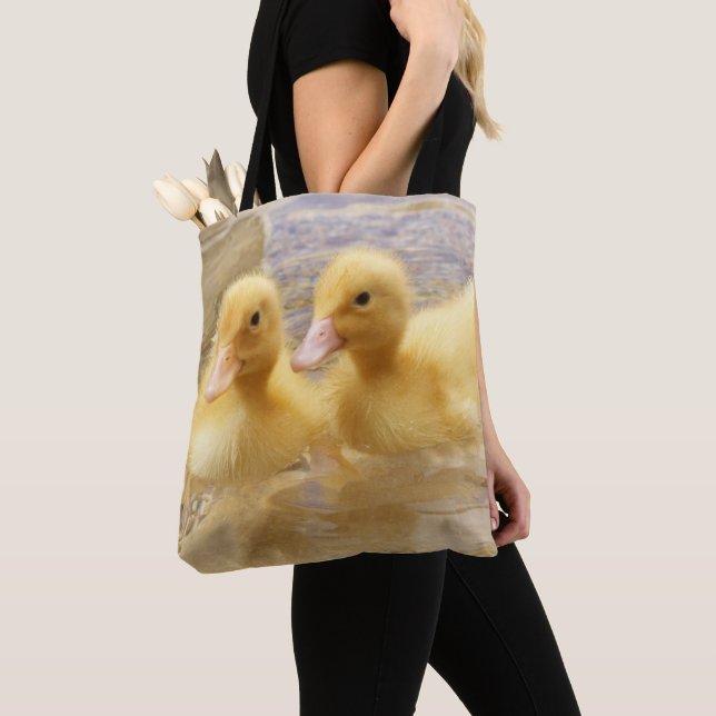 Getty avbildar | luddiga gula Ducklings Tygkasse (Närbild)