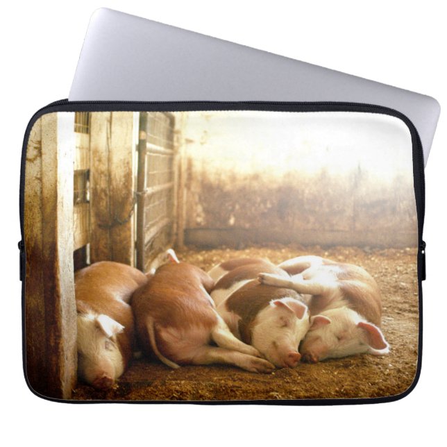 Getty avbildar | Snuggling grisar Laptop Fodral (Framsidan)