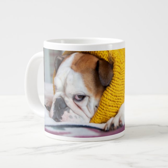 Getty Bilder| Engelsk bulldog Jumbo Mugg (Framsida vänster)