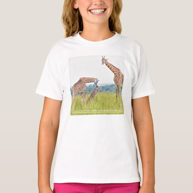 Getty Bilder | Giraffe Family T-shirt (Framsida)