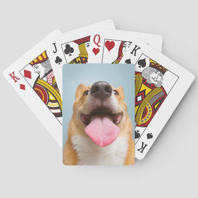 Getty Bilder | Mycket Lycklig Corgi Kortlek (Baksidan)
