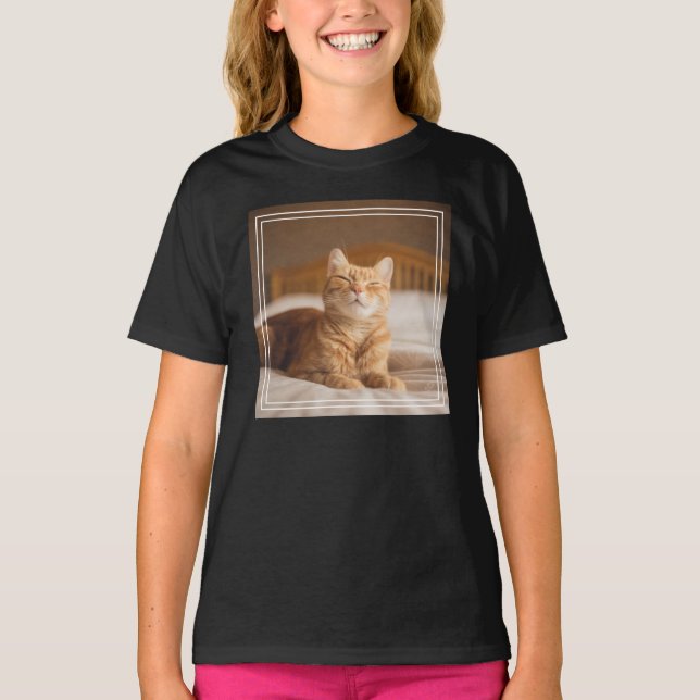 Getty Bilder | Sömnig Katt T-shirt (Framsida)