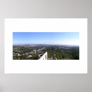 Getty Center View of Los Angeles Poster