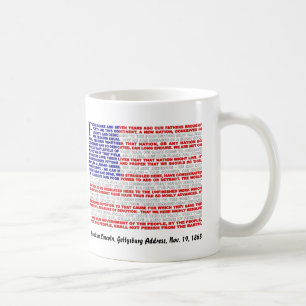 Gettysburg adress kaffemugg