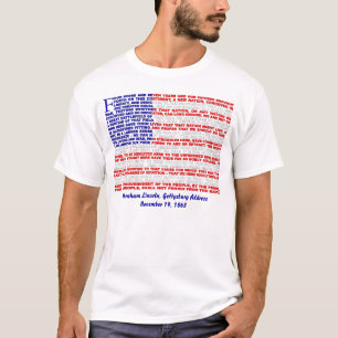 Gettysburg adress tee shirt