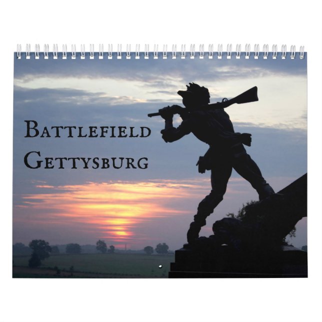 Gettysburg Battlefield Kalender (Omslag)