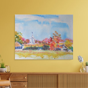 Gettysburg Battlefield Landscape / Larry Lerew Canvastryck