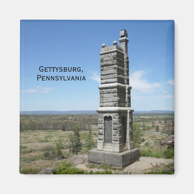 Gettysburg Battlefield Magnet (Framsidan)