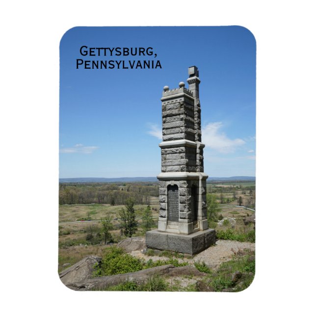 Gettysburg Battlefield Magnet (Vertikal)